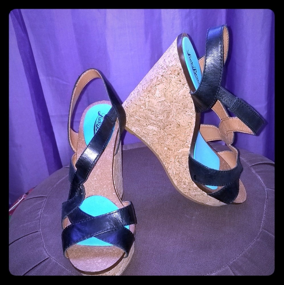 Lucky Brand wedge sandals